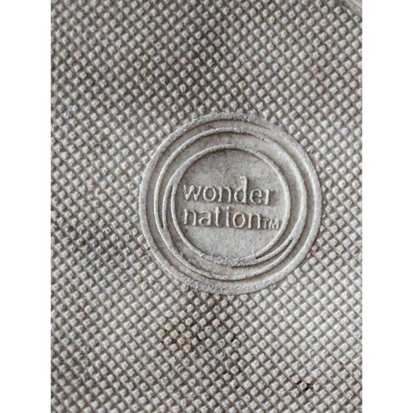 Wonder Nation Boys Closed Toe Sandals Gray Black Red Sz 1 Washable Non Marking - Picture 6 of 7